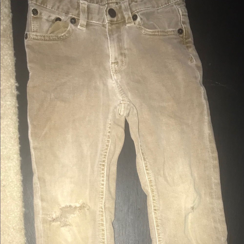 Ralph Lauren Distressed Denim Khakis
